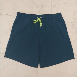 SILKWORLD Men's Swim Trunks Quick Dry Shorts Zip Pockets Sz XXL